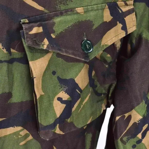 British Army Camo Military Woodland DPM Smock Jacket 170/96 M Short Temperate - Picture 3 of 14